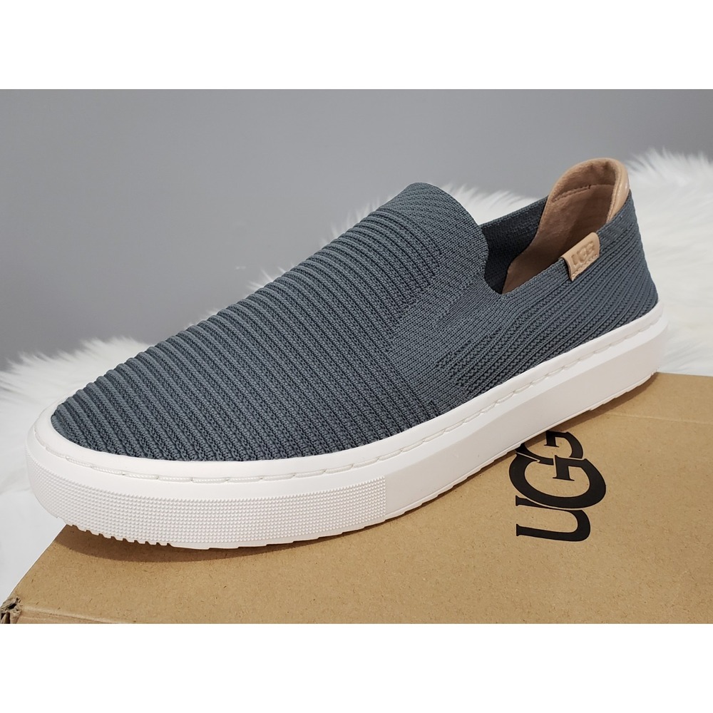 NEW UGG Alameda Sammy Knit Slip-On Sneakers Gray Casual Women's‎ Shoes